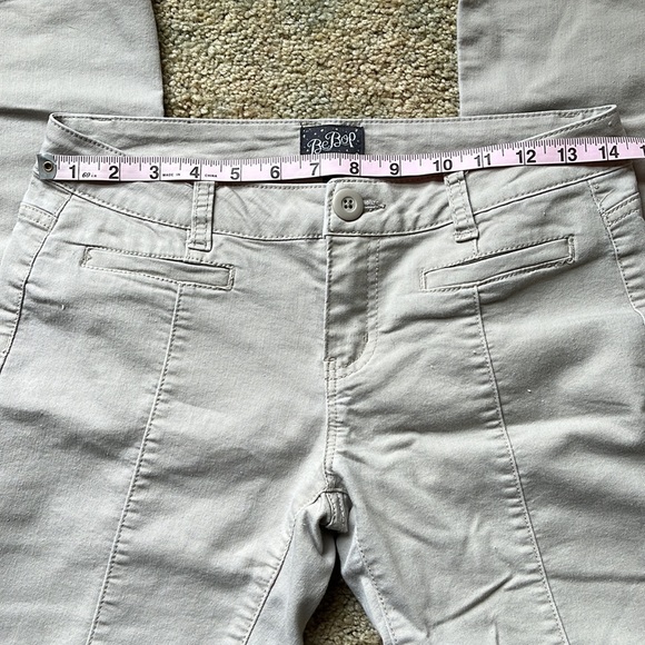 BeBop khaki low-rise flare pants - Picture 9 of 10